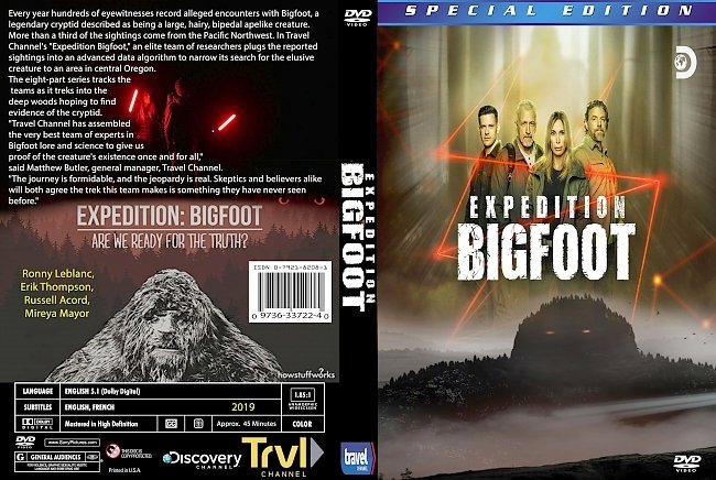 dvd cover Expedition.Bigfoot 2019 Dvd Cover