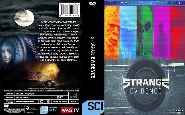 dvd cover Strange Evidence 2017 Dvd Cover