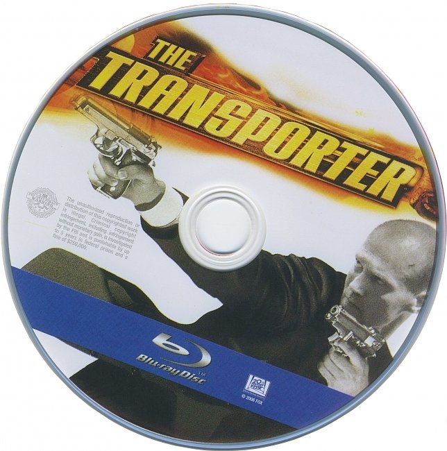 dvd cover The Transporter 2002 R1 Disc Dvd Cover