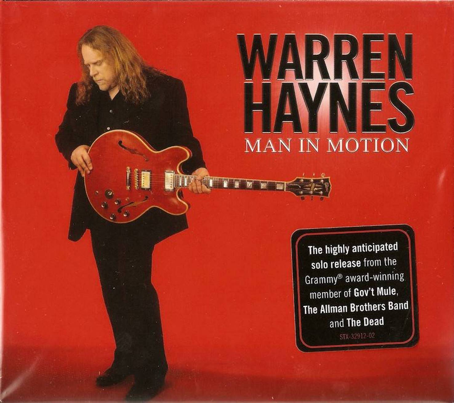 cd cover Warren Haynes - Man In Motion 2011 Cd Cover