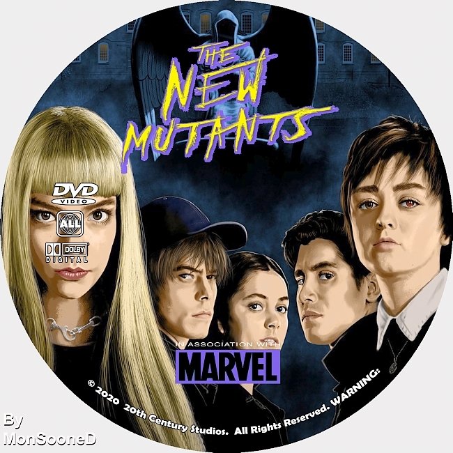 dvd cover The New Mutants 2020 Dvd Disc Dvd Cover