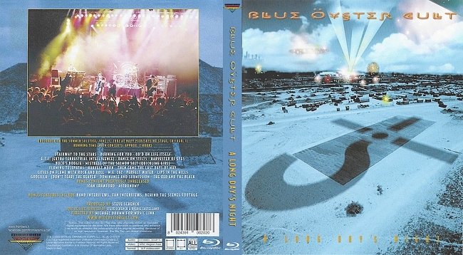 dvd cover Blue OÌyster Cult - A Long Days Night 2020 Dvd Cover