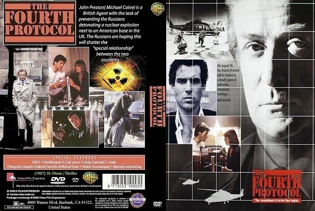 dvd cover The Fourth Protocol 1987 Dvd Cover