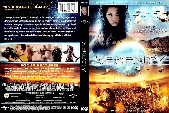 dvd cover Serenity 2005 Dvd Cover