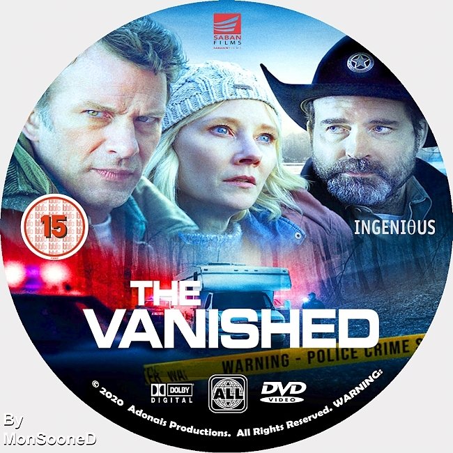 dvd cover The Vanished 2020 Dvd Disc Dvd Cover
