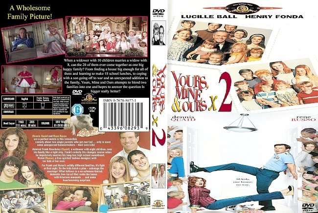 dvd cover Yours Mine And Ours X2 Double Feature 2005 Dvd Cover