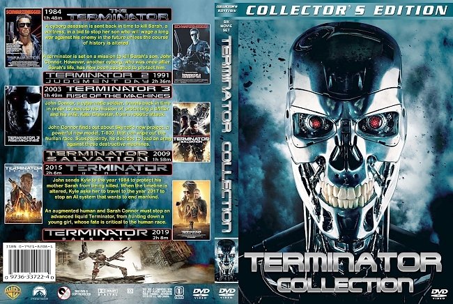 dvd cover Terminator Collection 2019 Dvd Cover