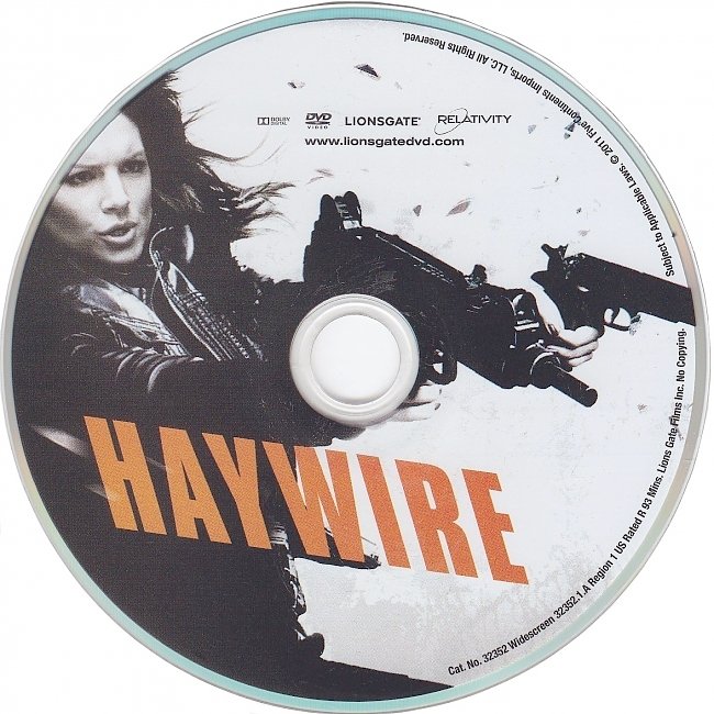 dvd cover Haywire 2011 R1 Disc Dvd Cover