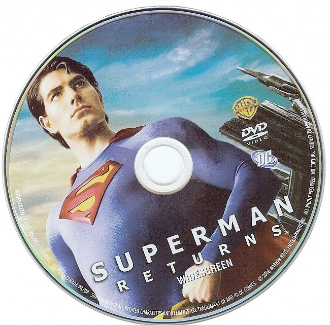 dvd cover Superman Returns 2006 R1 Disc Dvd Cover