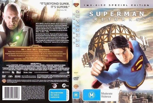 dvd cover Superman Returns - Special Edition 2006 Dvd Cover