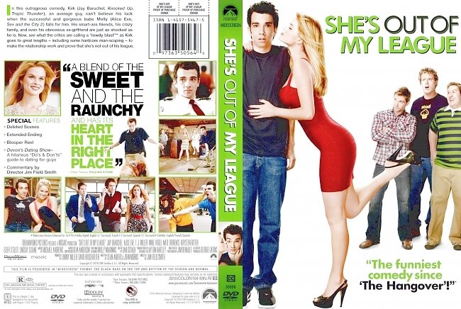 dvd cover She's Out Of My League 2010 Dvd Cover