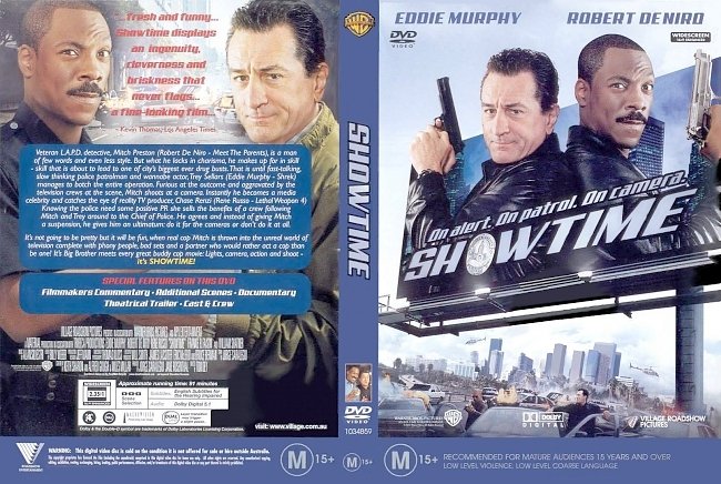 dvd cover Showtime 2002 Dvd Cover