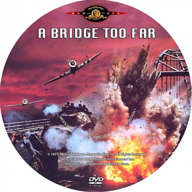 dvd cover A Bridge Too Far 1977 R1 Disc Dvd Cover