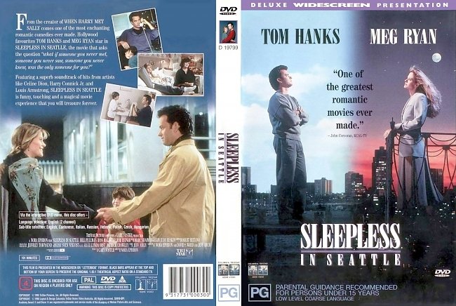 dvd cover Sleepless In Seattle 1993 Dvd Cover