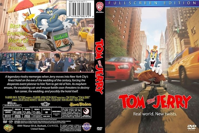 dvd cover Tom And Jerry 2021 Dvd Cover