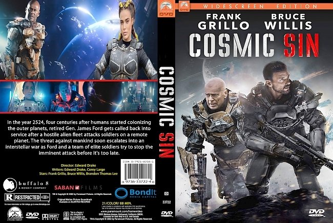 dvd cover Cosmic Sin 2021 Dvd Cover