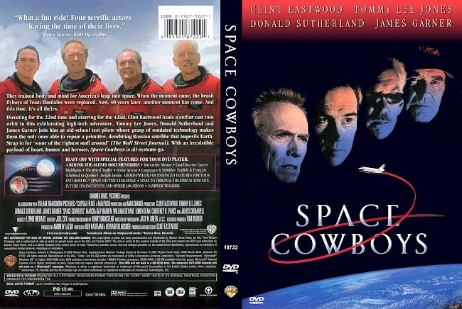 dvd cover Space Cowboys 2000 Dvd Cover