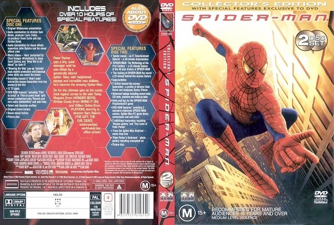 dvd cover Spider-Man - Collectors Edition 2002 Dvd Cover