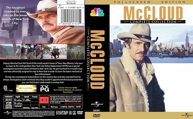 dvd cover McCloud Complete Collection 1970-1977 Dvd Cover