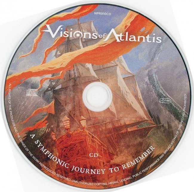 dvd cover Visions Of Atlantis - A Symphonic Journey To Remember 2020 Dvd Cover