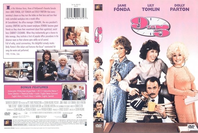 dvd cover 9 To 5 1980 Dvd Cover