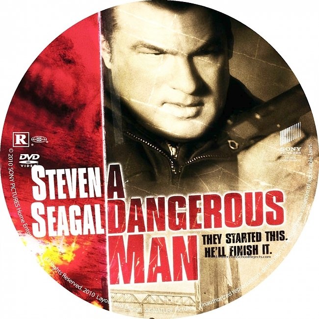 dvd cover A Dangerous Man 2009 R1 Disc Dvd Cover
