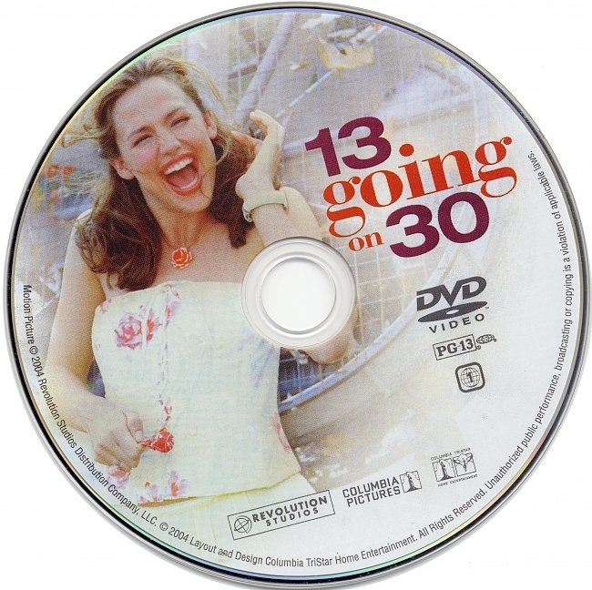 dvd cover 13 Going On 30 2004 R1 Disc Dvd Cover