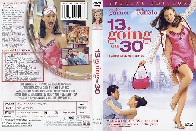 dvd cover 13 Going On 30 2004 Dvd Cover