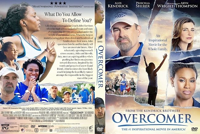 dvd cover Overcomer 2019 Dvd Cover