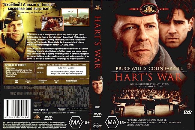 dvd cover Harts War 2002 Dvd Cover