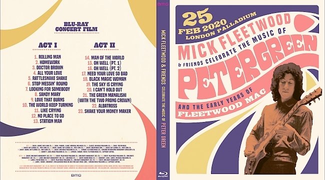 dvd cover Mick Fleetwood And Friends - Celebrate The Music Of Peter Green And The Early Years Of Fleetwood Mac 2021 Dvd Cover