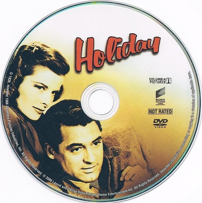 dvd cover Holiday 1938 R1 Disc Dvd Cover