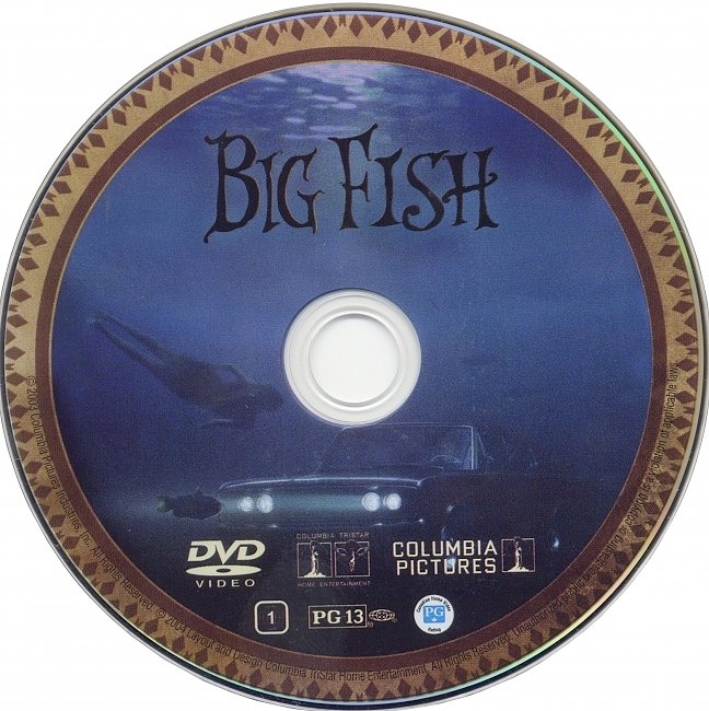 dvd cover Big Fish 2003 R1 Disc Dvd Cover