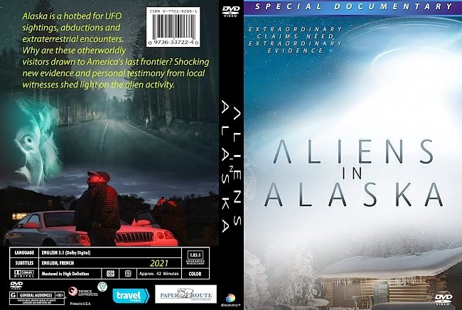 dvd cover Aliens In Alaska 2021 Dvd Cover