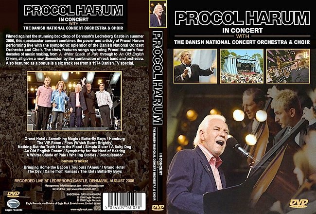 dvd cover Procol Harum - In Concert With The Danish National Orchestra & Choir 2008 Dvd Cover