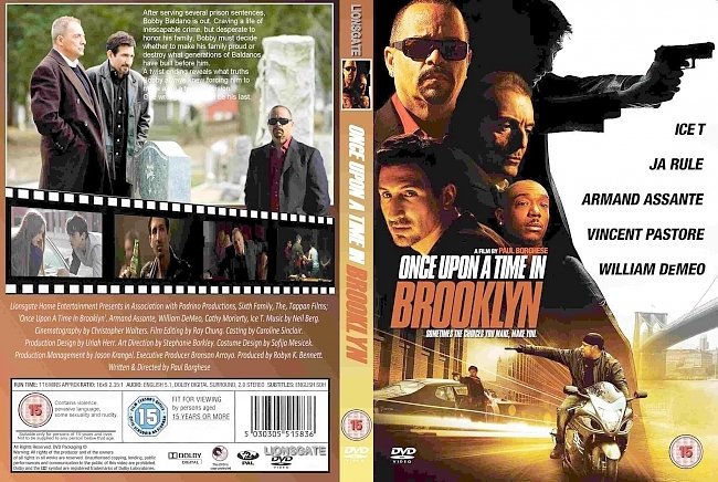 dvd cover Once Upon A Time In Brooklyn 2013 Dvd Cover