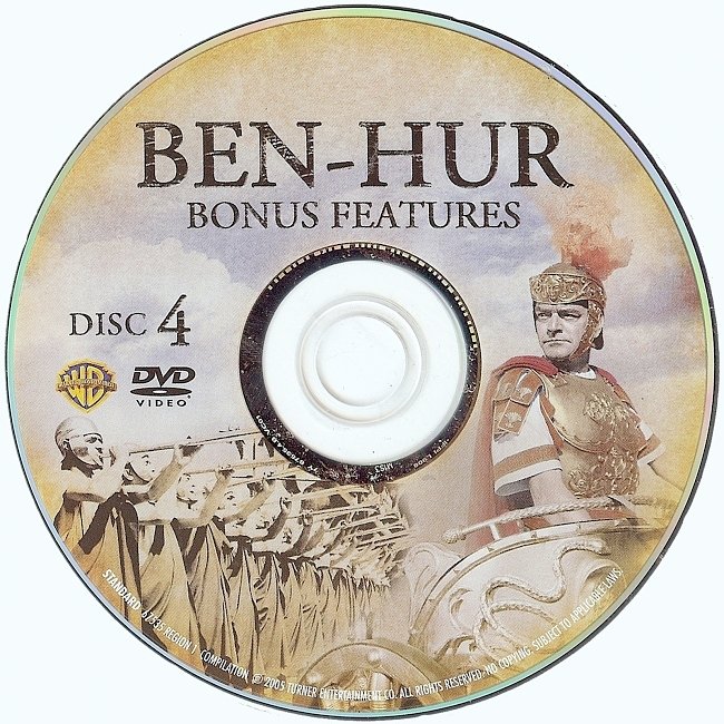 dvd cover Ben-Hur 1959 R1 Disc 4 Dvd Cover