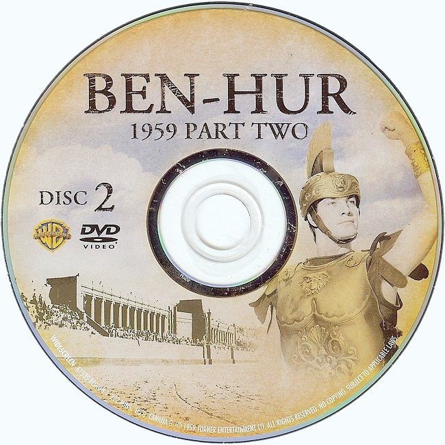 dvd cover Ben-Hur 1959 R1 Disc 2 Dvd Cover