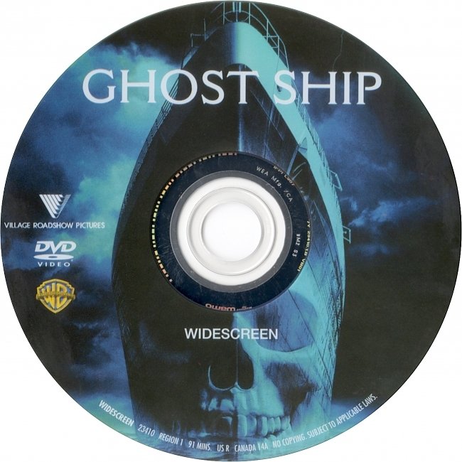 dvd cover Ghost Ship 2002 R1 Disc Dvd Cover