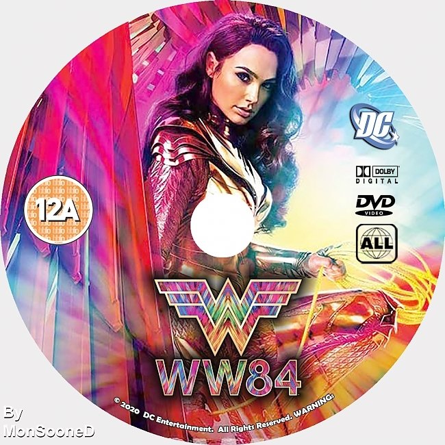 dvd cover Wonder Women 1984 2020 Dvd Disc Dvd Cover