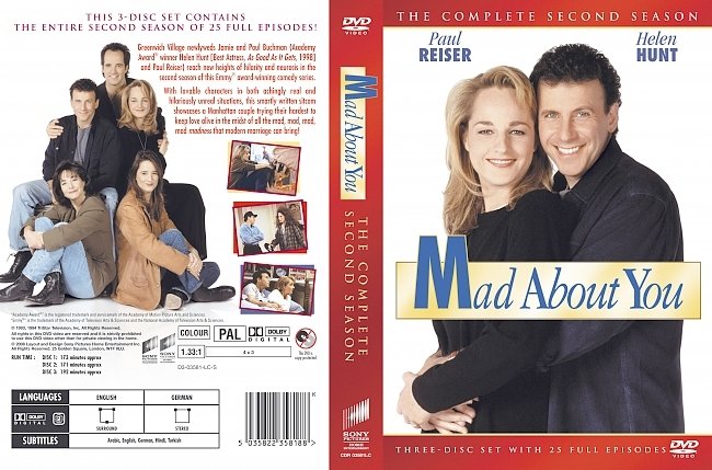 dvd cover Mad About You - Season 2 1993 Dvd Cover