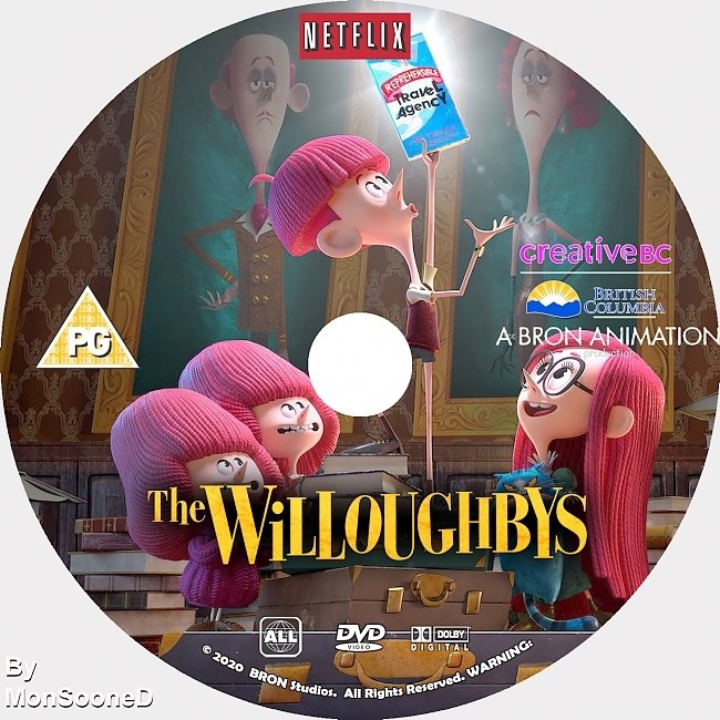 dvd cover The Willoughbys 2020 Dvd Disc Dvd Cover