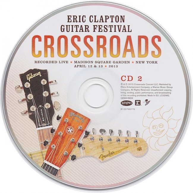 dvd cover V.A. - Crossroads Eric Clapton Guitar Festival 2013 2/2 Dvd Cover