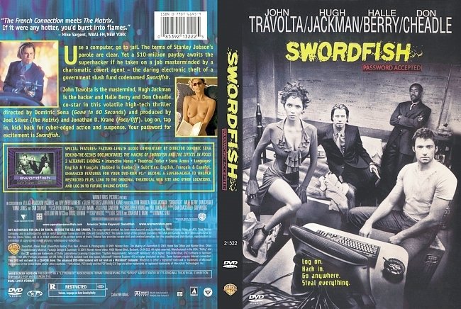 dvd cover Swordfish 2001 Dvd Cover