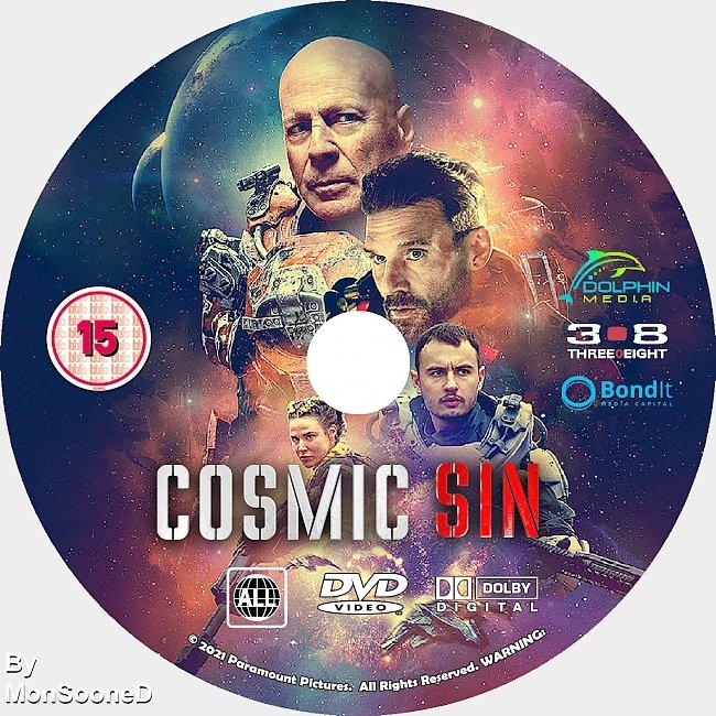 dvd cover Cosmic Sin 2021 Dvd Disc Dvd Cover