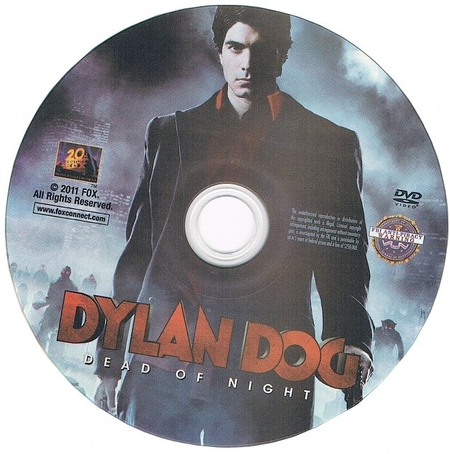 dvd cover Dylan Dog Dead Of Night 2011 R1 Disc Dvd Cover