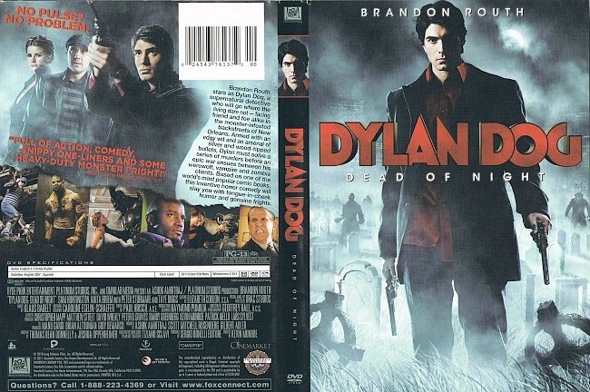 dvd cover Dylan Dog Dead Of Night 2011 Dvd Cover
