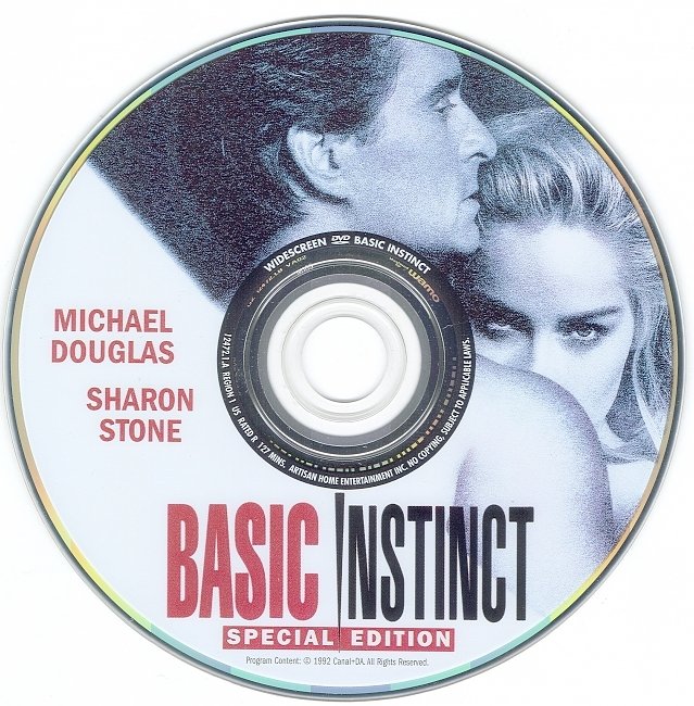 dvd cover Basic Instinct - Special Edition 1992 R1 Disc Dvd Cover