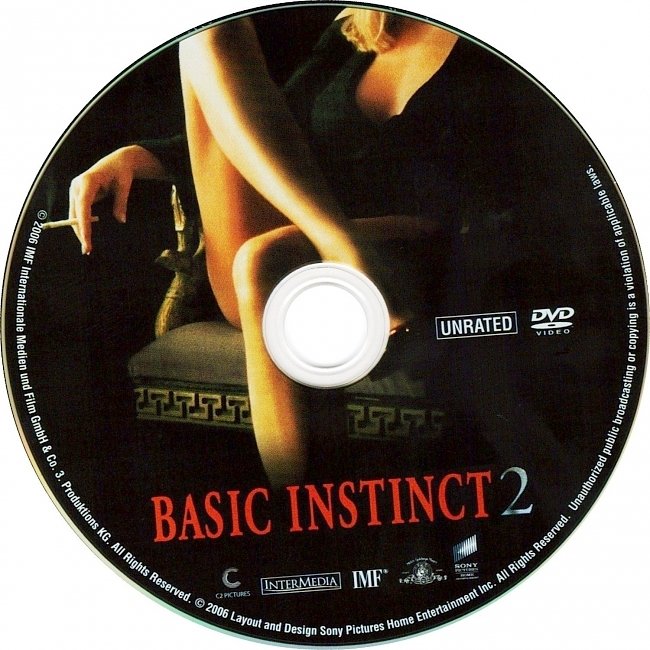 dvd cover Basic Instinct 2 2006 R1 Disc Dvd Cover