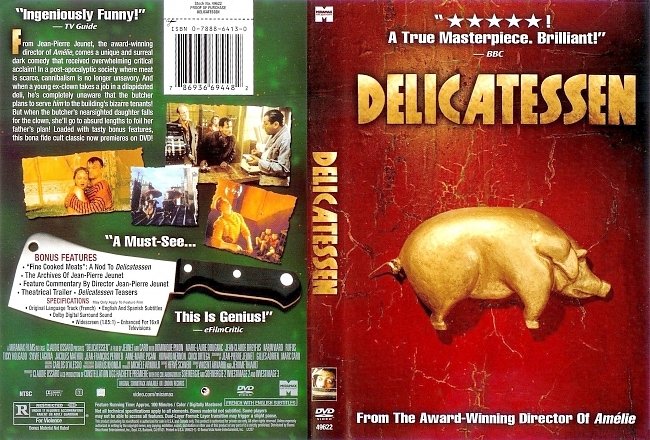 dvd cover Delicatessen 1991 Dvd Cover